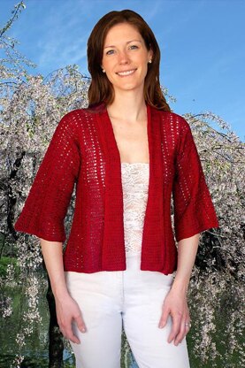 Easy Lace Jacket to Crochet