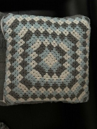 Granny Square Pillow