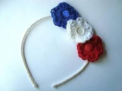 Patriotic Flower | Crochet Pattern  by Ashton11