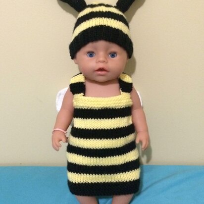 Adorable Bumble Bee Newborn Baby Outfit Pattern