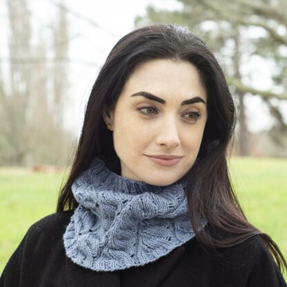 Ceora Cowl in Cascade 220 Superwash Merino - W725 - Downloadable PDF