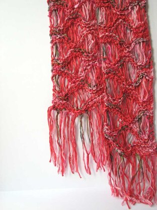 Ripple Drop-Stitch Scarf