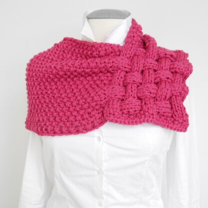 Knitting Pattern - Weave Style Scarf CHUNKY - No.111E