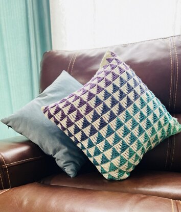 Chromatic Bliss Pillow Cover Pattern