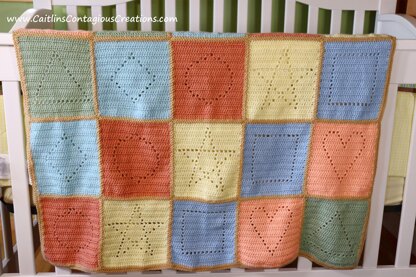 Shapes & Blocks Baby Blanket