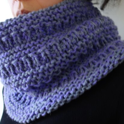 Lavender Chunky Cowl