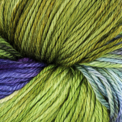 062023-Y-P Great Adirondack, Cotton ribbon yarn, purple/green, 75g skeins,  14 available — FabMo