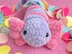 Axolotl crochet fidget toy