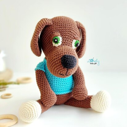 Amigurumi Puppy Dog Stuffed Toy Crochet Pattern
