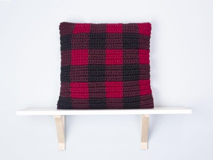 Buffalo Plaid Pillow 18 x 18 Square Plaid Chunky Hygge Cabin Cottage