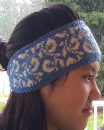 Swirling Snows & Falling Snows Headband