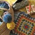 Mustard Granny Square Blanket