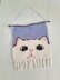 Cat Crochet Tapestry Wall Hanging