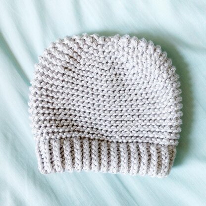 Easy Beginner Baby Hat: The Mira Beanie