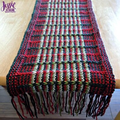 Christmas Slip Stitch Table Runner