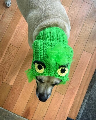 Grinch Inspired Dog Snood