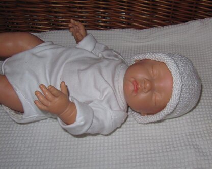 Preemie and Tiny Baby Roll Brim Beanie Hat