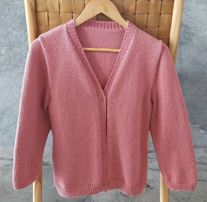 Adele - ladies 8ply classic cardigan