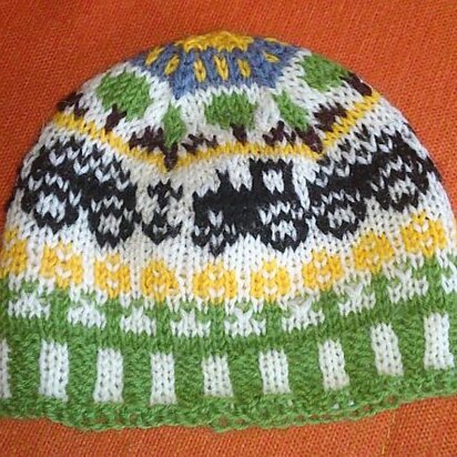 Cornfield & Tractor Kids Beanie