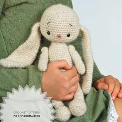 Crochet Pattern Little Bunny toy, amigurumi