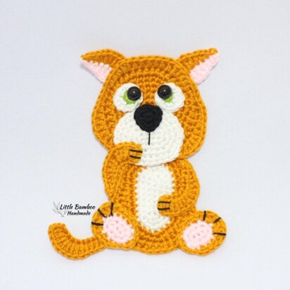 Curious Cat Applique