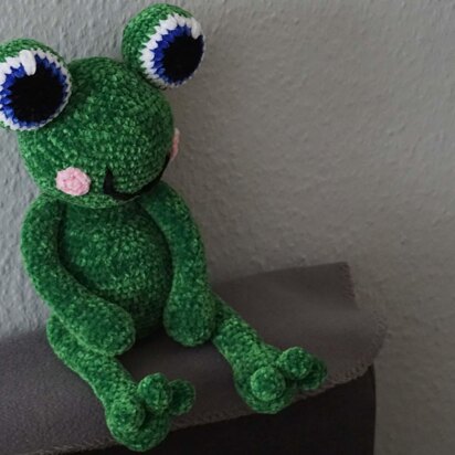 Crochet pattern for frog Quaki