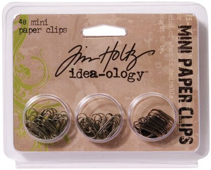 Advantus Idea-Ology Metal Paper Clips .625" 48/Pkg - Antique Nickel, Brass & Copper