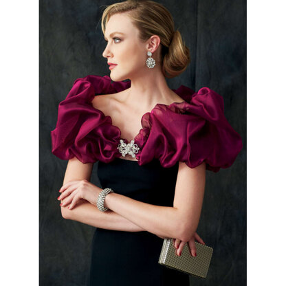 Vogue Misses' Wraps, Shrug, and Scarf V9291 - Paper Pattern, Size S-M-L