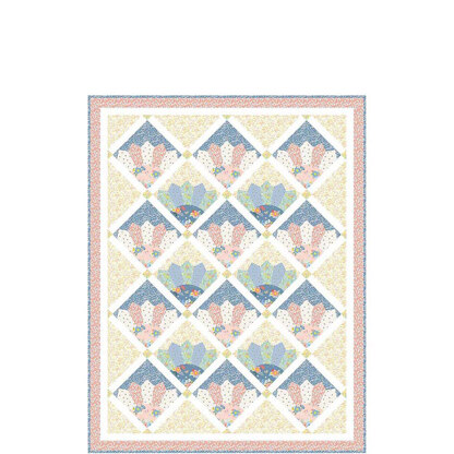 LoveCrafts Wildflowers Spring Garden Quilt -  Downloadable PDF