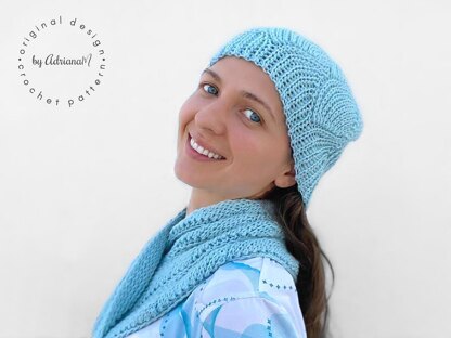 AQUA knit-look beanie