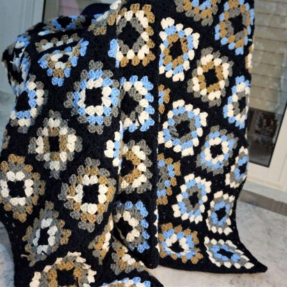 Granny square blanket