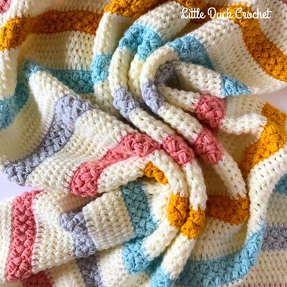 Snuggle Bean Blanket Crochet pattern by Little Duck Crochet LoveCrafts