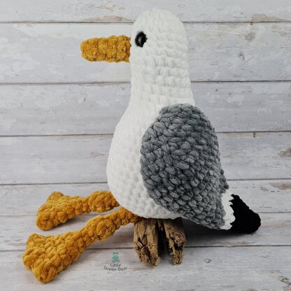 Sidney the Seagull - US Terminology - Amigurumi