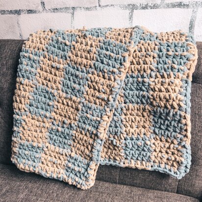 Checkered Baby Blanket