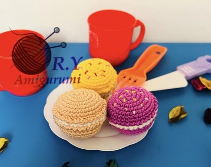 Amigurumi macaron