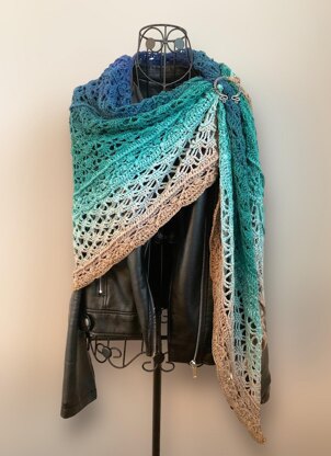 Triangular Scarf "Ineira"