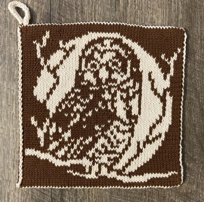 Woodland Owl Potholder