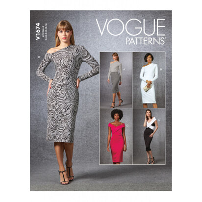 Vogue Misses' Dress V1674 - Sewing Pattern