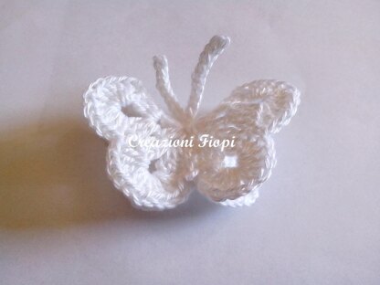 Baby hat with butterfly