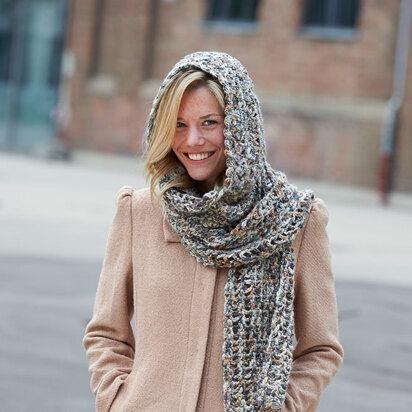 Scoodie Scarf in Schachenmayr Soraya - S9369