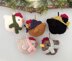 Crochet Chicken Christmas Ornaments