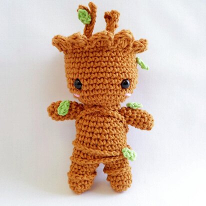 Baby Groot amigurumi crochet doll pattern