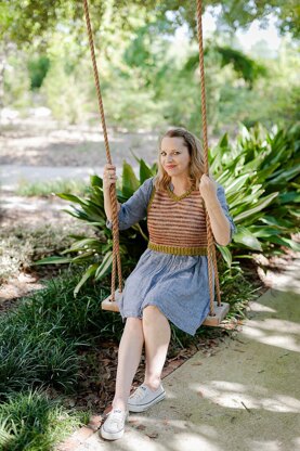 Striped Market Vest