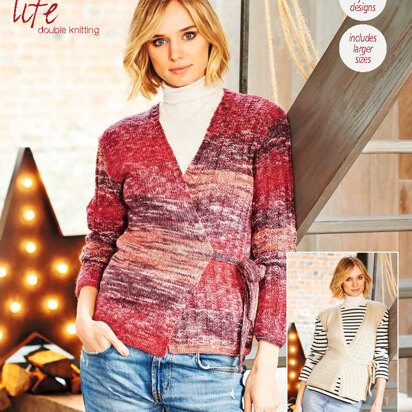 Cardigan and Waistcoat in Stylecraft Life Changes & Life DK- 9541 - Downloadable PDF