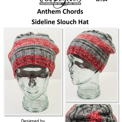 Sideline Slouch Hat in Cascade Anthem Chords - W704 - Downloadable PDF