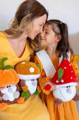 Autumn Gnomes set of 3
