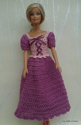 Barbie crochet princess dresses
