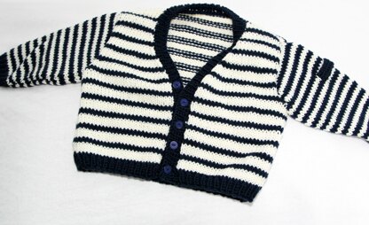 Strickanleitung Babycardigan Julius & Julia in den Größen 62 bis 92, für Fortgeschrittene