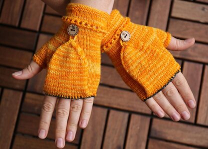  HEALLILY 50pcs Knit Mittens Cloth Finger Cots Thumb