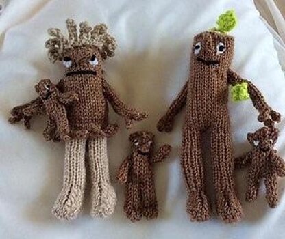 Stickman and his family